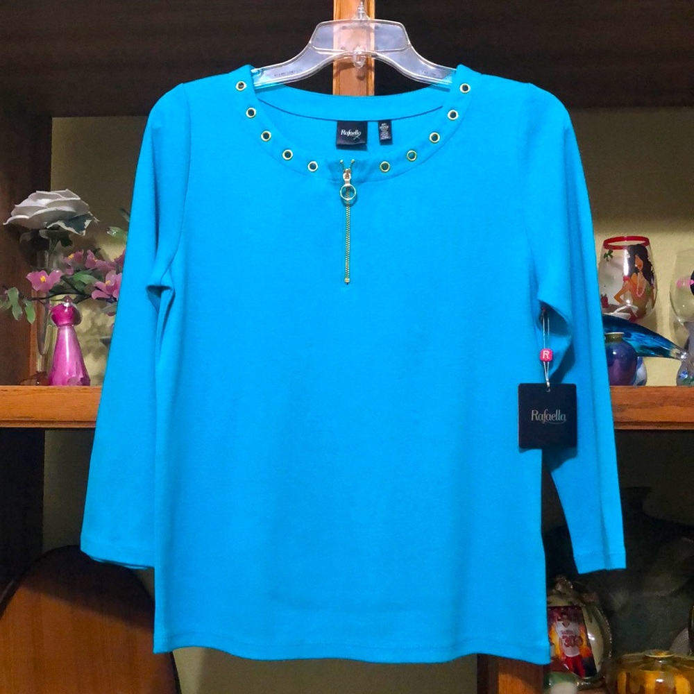 Ladies Rafaella Blue Top